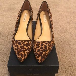 Cole Haan leopard print pumps